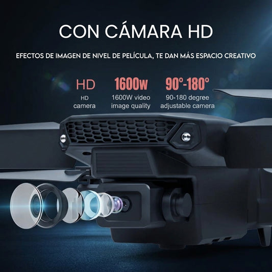 Dron Plegable Pro Dual Camera HD + Wi-Fi