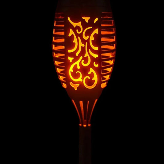 Estaca Solar LED con Efecto Antorcha de Fuego para Jardín