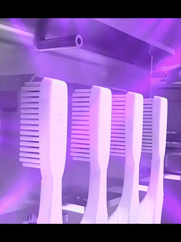 Esterilizador UV de cepillos con dispensador de crema dental