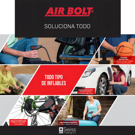 Compresor de Aire Portátil 12V  Inflado Rápido