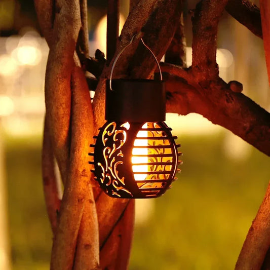 Farol Colgante Solar LED Estilo Vintage